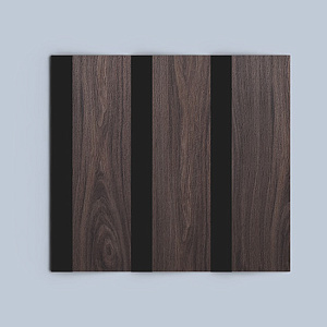 Hiwood Стеновые панели Hiwood цветные LV141 BR395K черный коричневый шоколадный
